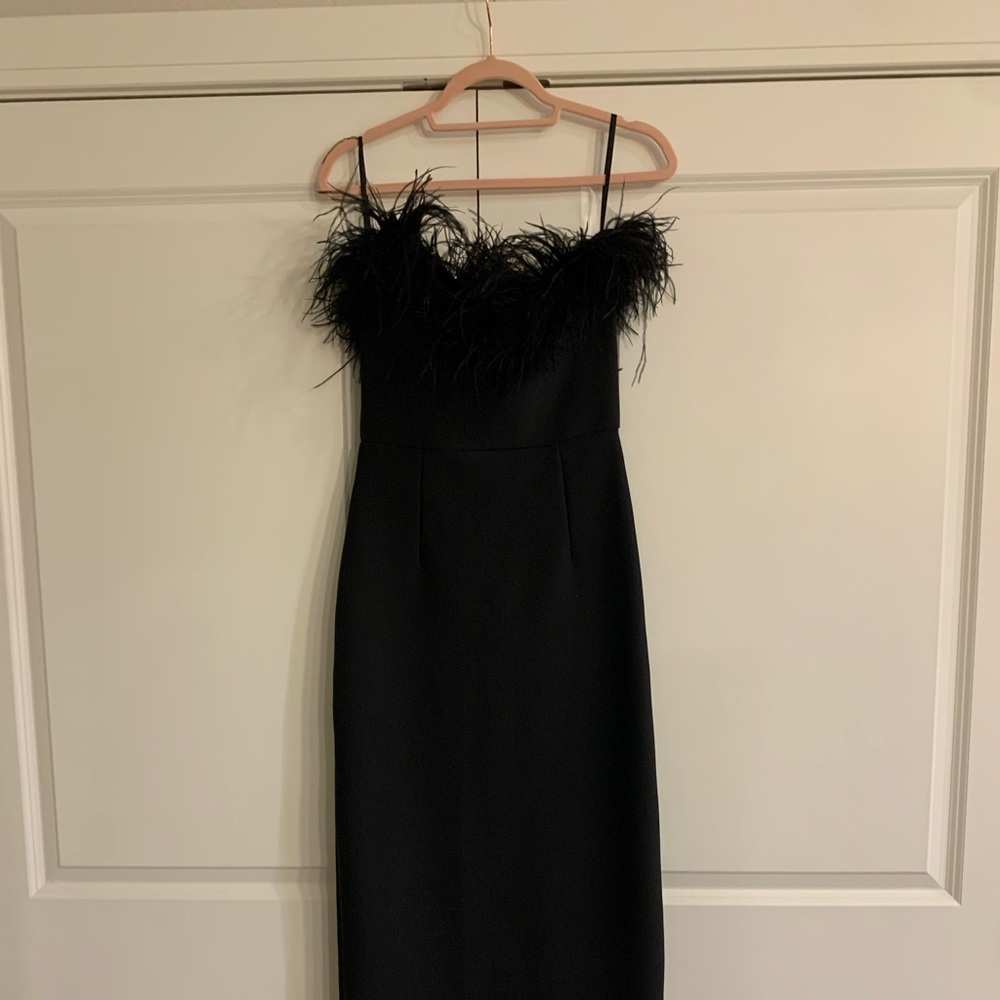 Super fun black dress STRAPLESS